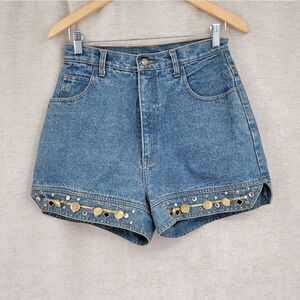 Jaxie's New York Appeal Vintage High Rise Waisted Jean Denim Shorts 80's